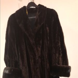 Long Ranch mink coat